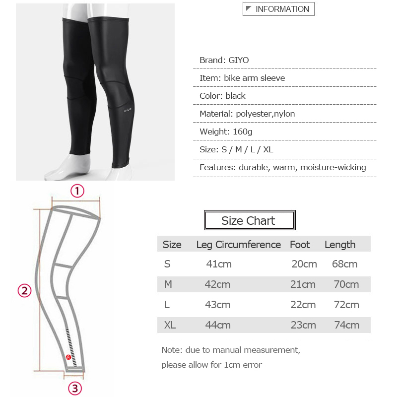 Fleece Bike Leg Sleeves Calf C - огляд і ціна Compression Sleeve Calf