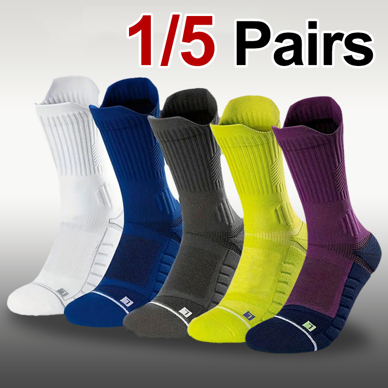 1/5 Pair Men Towel Bottom Bask - огляд і ціна Athletic Sock Cushion