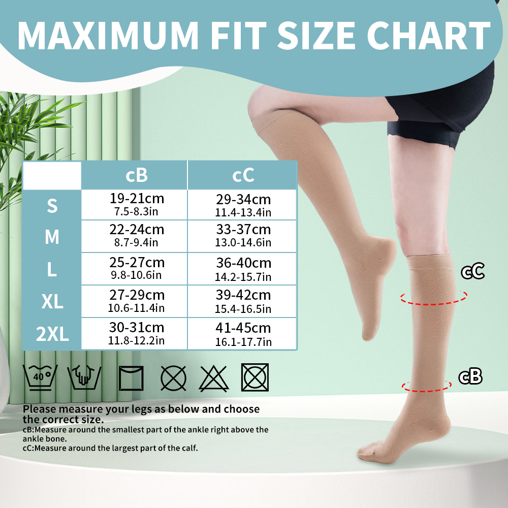Legbeauty 23-32mmHg Medical Co - огляд і ціна Compression Sleeve Calf
